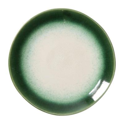 Ontbijtbord roots - donkergroen - ø22x2.5 cm