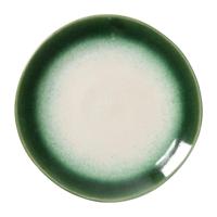 Ontbijtbord roots - donkergroen - ø22x2.5 cm - thumbnail