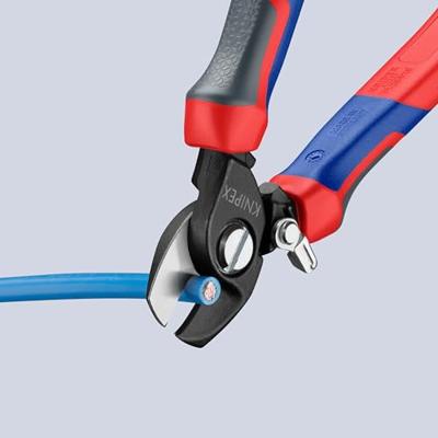 Knipex Kabelschaar met openingsveer met meer-componentengrepen 165 mm - 9522165