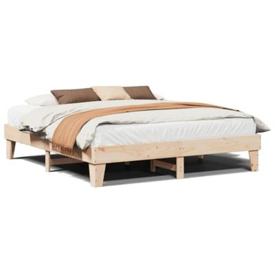 Bedframe zonder matras massief grenenhout 200x200 cm Bedframe zonder matras massief grenenhout 200x200 cm
