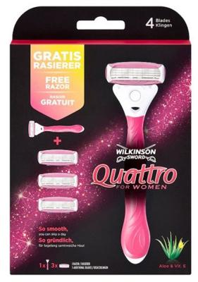 Wilkinson Wilkinson Quattro Women Promopack (1st) Wilkinson Wilkinson Quattro Women Promopack (1st)