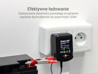 Green Cell ACAGM05 Acculader 2/6/12 V Zwart - thumbnail