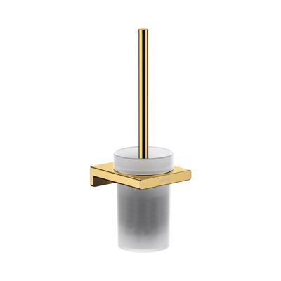 Hansgrohe AddStoris closetborstelgarnituur polished gold optic 41752990 Hansgrohe AddStoris closetborstelgarnituur polished gold optic 41752990