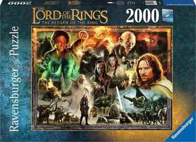Ravensburger legpuzzel lord of the rings return of the king, 2000st. Ravensburger legpuzzel lord of the rings return of the king, 2000st.