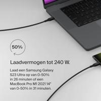 Kabel USB-C naar USB-C Belkin CAB015BT1MBK Zwart 1 m - thumbnail