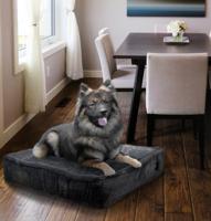 Hondenkussen Rectangle Short Shag Mystic Grey - thumbnail