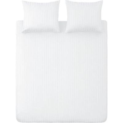 Ten Cate Katoen Satijnen Lits-Jumeaux Dekbedovertrek Streep 240x200/220 cm Wit Ten Cate Katoen Satijnen Lits-Jumeaux Dekbedovertrek Streep 240x200/220 cm Wit
