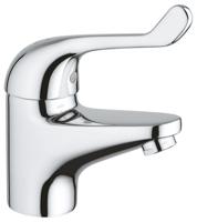 GROHE Euroeco Special veiligheids wastafelkraan laag met hendel 12cm gladde body chroom 32789000 - thumbnail