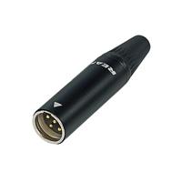 REAN RT3MC-B mini-XLR kabeldeel 3-polig (male) - thumbnail