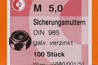 Dresselhaus zeskantmoer hexagon locknuts m5 - thumbnail