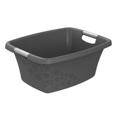Rotho flowers wasmand 25l antraciet