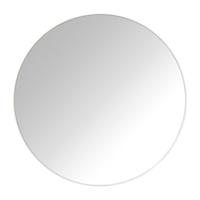 Ronde spiegel met beige lijst - ø60 cm - thumbnail