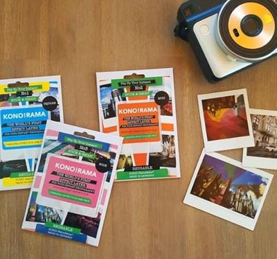 KONO!RAMA Effect Filter 2 for Fujifilm INSTAX mini (3 per set) KONO!RAMA Effect Filter 2 for Fujifilm INSTAX mini (3 per set)
