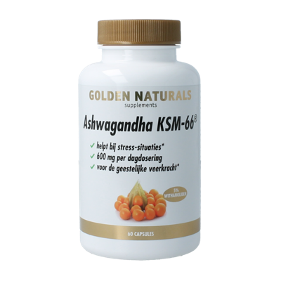 Ashwagandha KSM-66 60 Vegetarische capsules Ashwagandha KSM-66 60 Vegetarische capsules