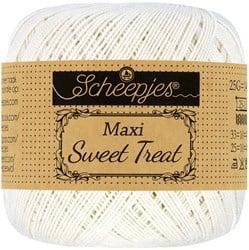 Scheepjes Maxi Sweet Treat - 105 Bridal White - Haakgaren / Breigaren