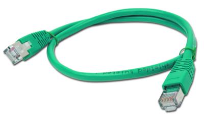 FTP Cat5E patchkabel, 1 m, groen