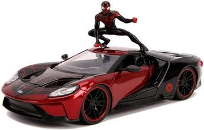 Jada Toys Jada marvel miles morales spiderman met 2017 ford gt auto 1:24