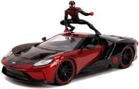 Jada Toys Jada marvel miles morales spiderman met 2017 ford gt auto 1:24 - thumbnail