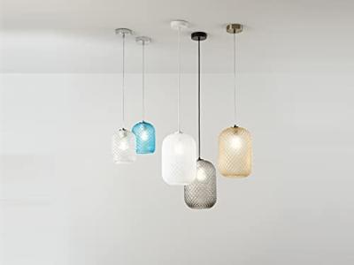 ECO-Light Ashford I-ASHFORD-S20 GR Hanglamp E27 Grijs