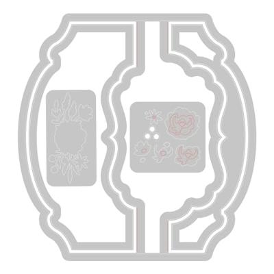 Sizzix • thinlits die set card label 5pcs