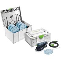 Festool ets ec 150/3 eq-sys gr excenterschuurmachine + sys-stf d150 gr-set in systainer - 578265 - thumbnail