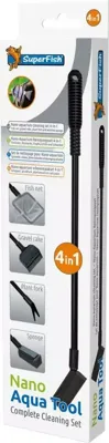 Superfish Nano Aquatool 4-in-1 Onderhoudsset - Ideaal voor Kleine Aquaria & Gebruiksvriendelijk