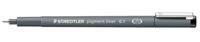 Staedtler pigment liner fineliner, ronde punt, schrijfbreedte 0,1 mm, zwart - thumbnail