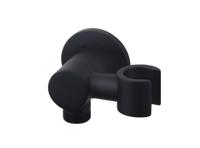 Handdouchehouder Wiesbaden met doucheaansluiting en kantelbare opsteek 1/2" Zwart - thumbnail