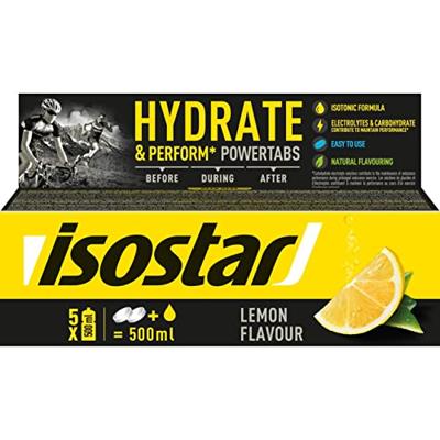 Isostar Sportdrank Powertabs Hydrate & Perform Lemon