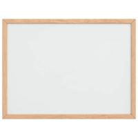 Magnetisch whiteboard met massief grenenhouten frame 40x30 cm - thumbnail