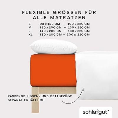 Schlafgut Schlafgut Pure Jersey Boxspring Hoeslaken XL - 180x200 - 200x220 269 Red Mid