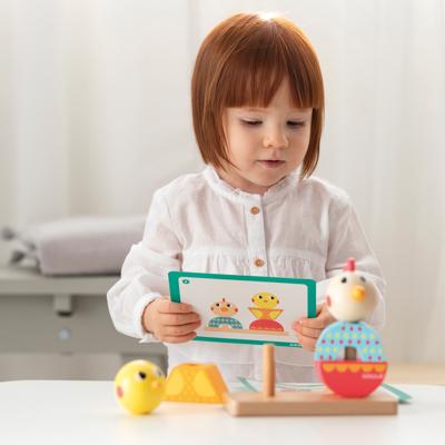 Goula Houten Stapelspel: Stapel En Draai Goula Houten Stapelspel: Stapel En Draai