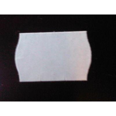 Etiket 2616 wit golfrand semi-permanent