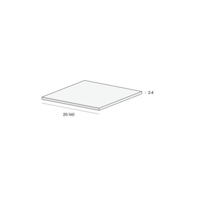 Platprofiel kunststof 30x2mm zwart (5.2mtr)