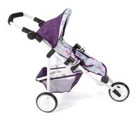 Poppenwagen Jogger Lola - Flowers Lila - thumbnail
