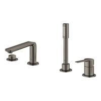 Badrandcombinatie GROHE Lineare New Viergats Hard Graphite Geborsteld - thumbnail