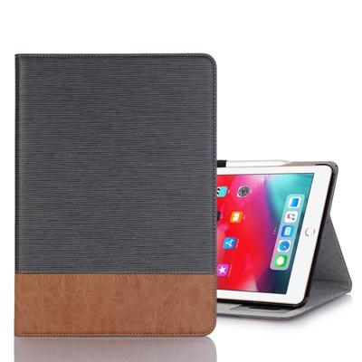 Cross textuur horizontale Flip PU lederen case voor iPad Pro 11 inch (2018) met houder & kaartsleuven & portemonnee (grijs)