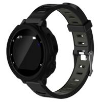 Effen kleur siliconen horloge beschermhoes voor de Garmin F235 / F750(Black) - thumbnail