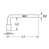 KS Tools 9638391 9638391 Steeksleutels 80 mm - thumbnail