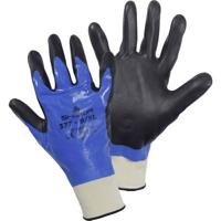 Showa handschoenen - 377 - maat L - blauw - nitril - foam grip - thumbnail