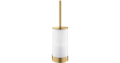 Toiletborstel GROHE Selection Glas met Wandhouder Cool Sunrise Geborsteld Toiletborstel GROHE Selection Glas met Wandhouder Cool Sunrise Geborsteld