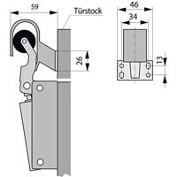 Haak hoog nikkel 1009 - thumbnail