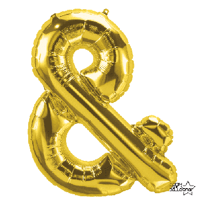 Folieballon & Goud (35cm) Folieballon & Goud (35cm)