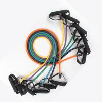 Fitness oefening weerstand Bands Stretch elastisch touw Workout Yoga Rally Muscle Training oefening touw grootte: 5 * 8 * 1200mm willekeurige kleur - thumbnail