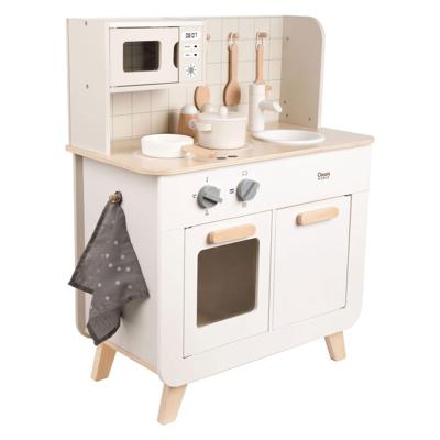 Classic World houten chef's speelkeuken, 11dlg. Classic World houten chef's speelkeuken, 11dlg.