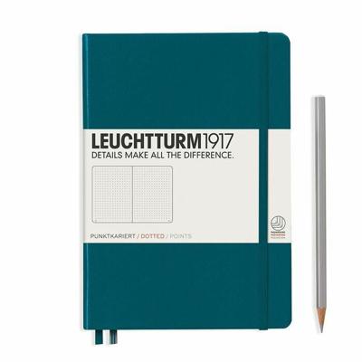 Leuchtturm Pacific Green, Medium (A5), 251 p., dotted