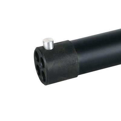 Wentex Pipe and drape staander 120cm zwart