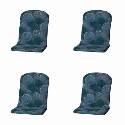 Tuinkussens kuip hoog Circle blauw 96 cm x 45 cm (4 stuks) Madison - Madison Tuinkussens kuip hoog Circle blauw 96 cm x 45 cm (4 stuks) Madison - Madison