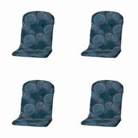 Tuinkussens kuip hoog Circle blauw 96 cm x 45 cm (4 stuks) Madison - Madison - thumbnail