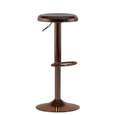 WOOOD Verstelbare Barkruk 'Isaac' kleur Koper (zithoogte 61-81cm)